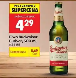 Biedronka Piwo Budweiser Budvar 500 ml oferta