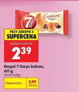 Biedronka Rogal 7 Days kakao 60 g oferta