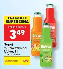 Biedronka Napój multiwitamina Riviva, 1l oferta