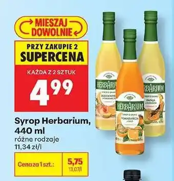 Biedronka Syrop Herbarium 440 ml oferta