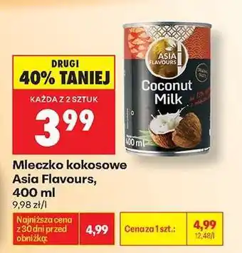 Biedronka Mleczko kokosowe Asia Flavours, 400 ml oferta