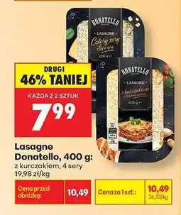 Biedronka Lasagne Donatello, 400 g oferta