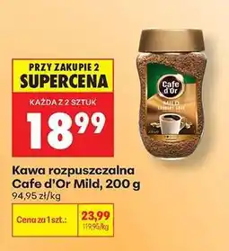 Biedronka Kawa rozpuszczalna Cafe d'Or Mild 200 g oferta