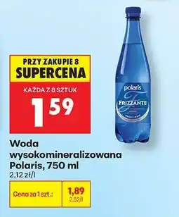 Biedronka Woda wysokozmineralizowana Polaris, 750 ml oferta