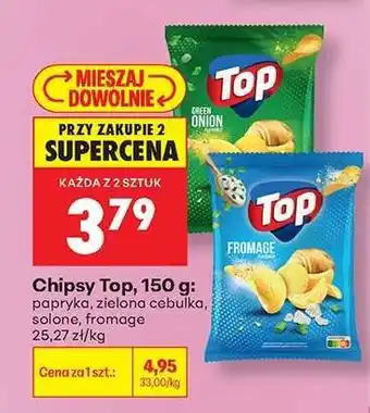 Biedronka Chipsy Top, 150 g oferta