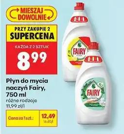 Biedronka Płyn do mycia naczyń Fairy, 750 ml oferta