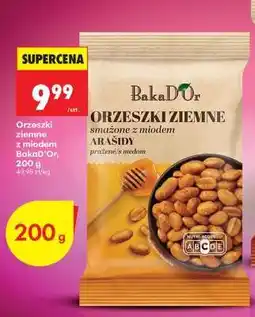 Biedronka Orzeszki ziemne z miodem BakaD'Or, 200 g oferta