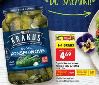 Biedronka Ogórki konserwowe oferta