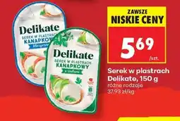 Biedronka Serek w plastrach Delikate, 150 g oferta