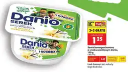 Biedronka Serek homogenizowany o smaku waniliowym Danio, 130 g oferta