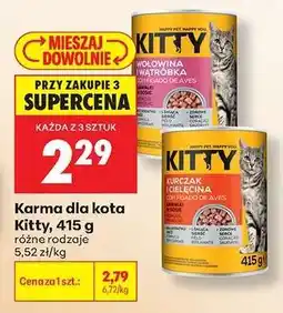Biedronka Karma dla kota Kitty, 415 g oferta