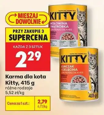 Biedronka Karma dla kota Kitty, 415 g oferta