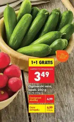 Biedronka Ogóreczki mini, opak. 250 g oferta