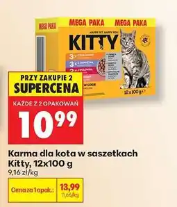 Biedronka Karma dla kota w saszetkach Kitty 12x100 g oferta