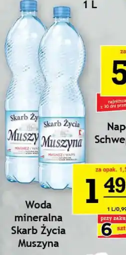 Gram Market Woda mineralna Skarb Życia Muszyna oferta