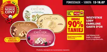 Lody Familijne Carte D'Or