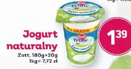 Bliski Jogurt naturalny Zott oferta