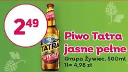 Bliski Piwo Tatra jasne pełne oferta
