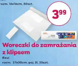 Bliski Woreczki do zamrażania z klipsem Ravi oferta
