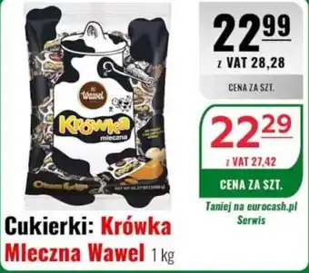 Eurocash Cukierki: Krówka Mleczna Wawel oferta