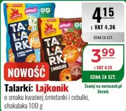 Eurocash Talarki: Lajkonik o smaku kwaśnej śmietanki i cebulki, chakalaka oferta