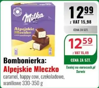 Eurocash Milka Alpejskie Mleczko oferta
