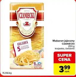 Carrefour Market Makaron jajeczny Czaniecki oferta