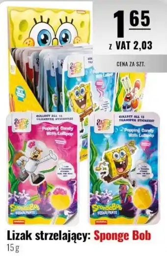 Eurocash Lizak strzelajacy: Sponge Bob oferta