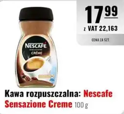 Eurocash Kawa rozpuszczalna: Nescafe Sensazione Creme oferta