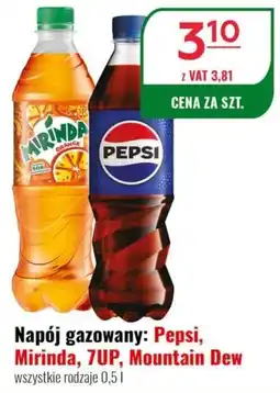 Eurocash Napój gazowany: Pepsi, Mirinda, 7UP, Mountain Dew oferta