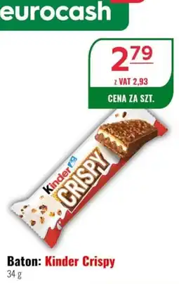 Eurocash Baton: Kinder Crispy oferta