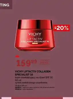 Ziko Dermo Krem rewitalizujący na dzień Vichy Liftactiv Collagen Specialist 16 SPF 50 oferta