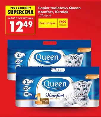 Biedronka Papier toaletowy Queen oferta