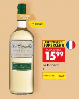 Biedronka Wino białe Le carillon oferta