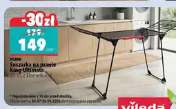 Biedronka Suszarka na pranie Vileda oferta