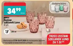 Biedronka Zestaw szklanek Homla oferta