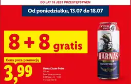 Lidl Piwo Harnaś Jasne Pełne oferta