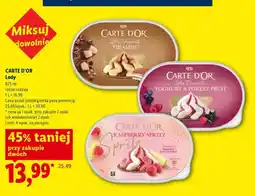 Lidl Lody Yoghurt & Forest Fruit Carte D'Or oferta