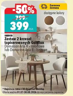 Biedronka Zestaw krzeseł Sanico oferta