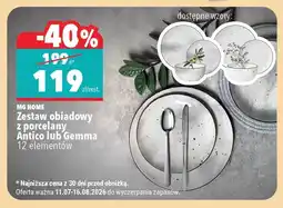 Biedronka Zestaw obiadowy MG Home oferta