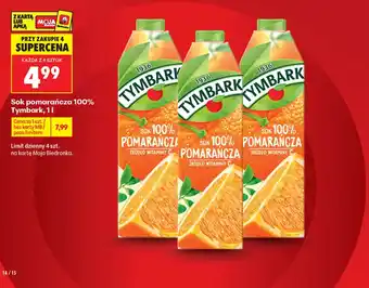Biedronka Sok Tymbark oferta