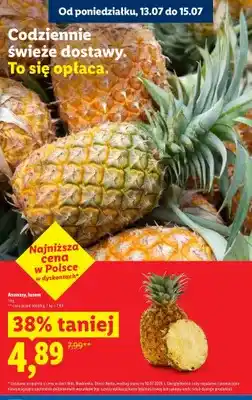 Lidl Ananas luzem oferta
