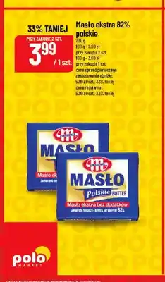 Polomarket Masło ekstra 82% polskie Mlekovita oferta