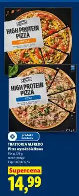Lidl Pizza wysokobiałkowa Trattoria Alfredo Lentil oferta