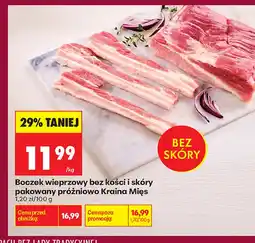 Biedronka Boczek bez kości Kraina Mięs oferta