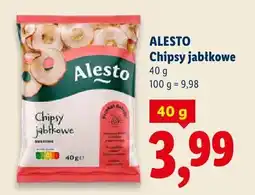 Lidl Chipsy jabłkowe Alesto suszone bez dodatku cukrów oferta