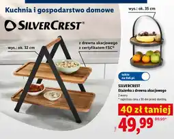 Lidl Etażerka z drewna akacjowego Silvercrest oferta