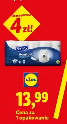 Lidl Papier toaletowy 3-warstwowy Floralys Komfort oferta