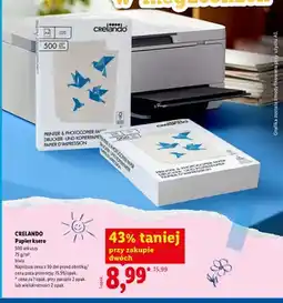 Lidl Papier ksero Crelando biały 75 g/m² oferta
