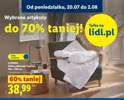 Lidl Kołdra pikowana TopCool LIVARNO 220x200 cm oferta